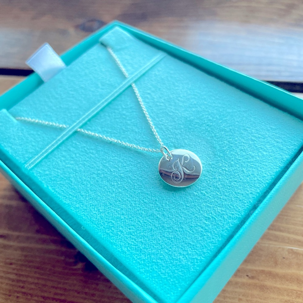 Tiffany & Co. Sterling Silver “K” Initial Necklace